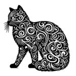 Patterned Cat Charm