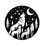 Crescent Moon Wolves