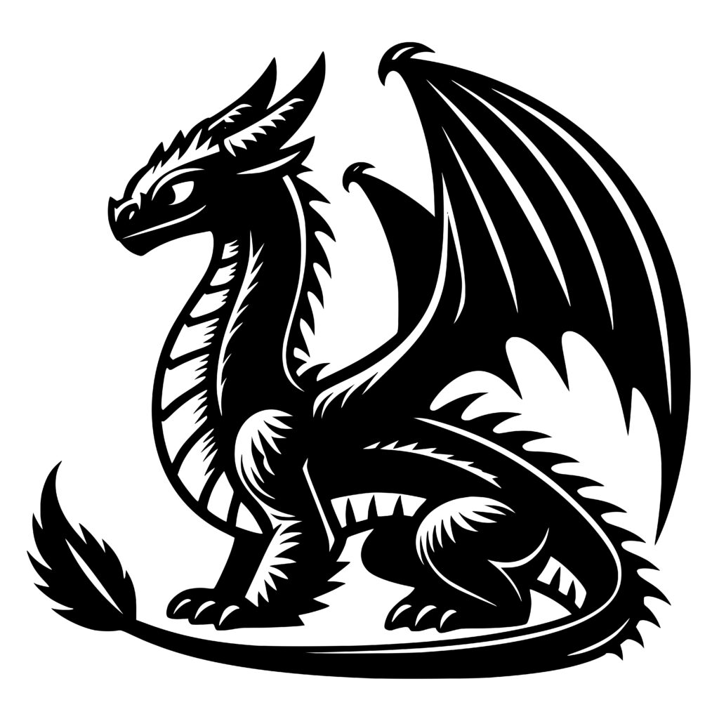 Mighty Dragon Protector SVG for Cricut & Silhouette Projects