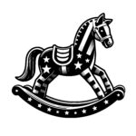 Patriotic Rocking Horse