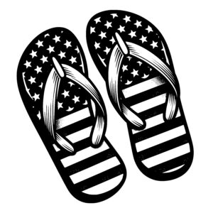 Patriotic Flip-flops