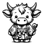 Kimono Clad Cow