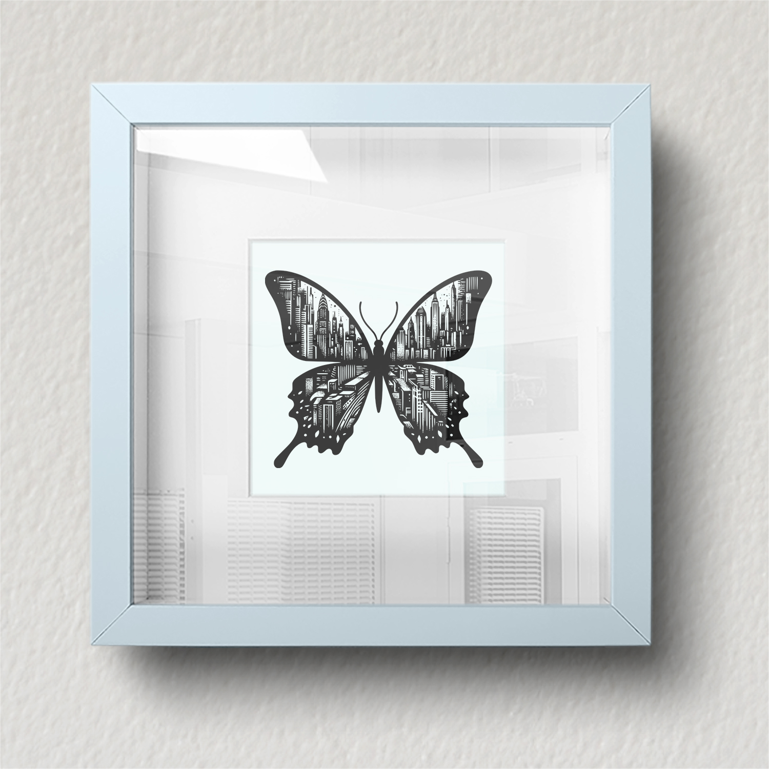 Urban Butterfly Design SVG for Cricut, Silhouette, Laser Machines