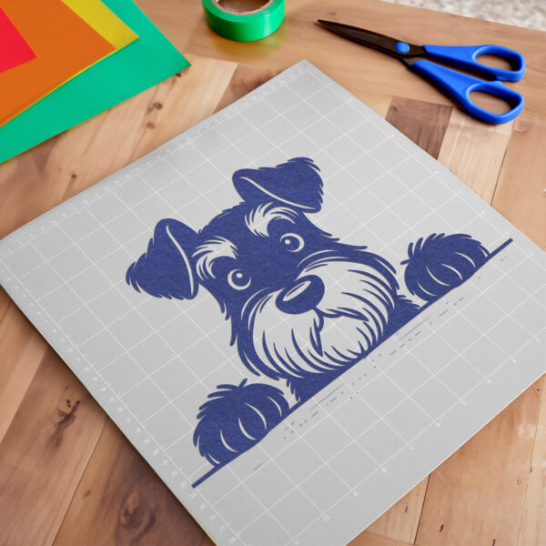 Wise Whiskered Giant Schnauzer SVG File for Cricut & Silhouette