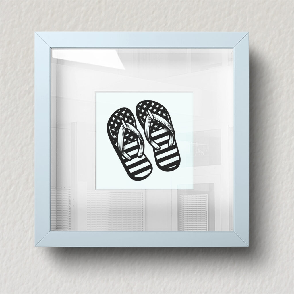 Patriotic Flip-flops – Creative Meadow