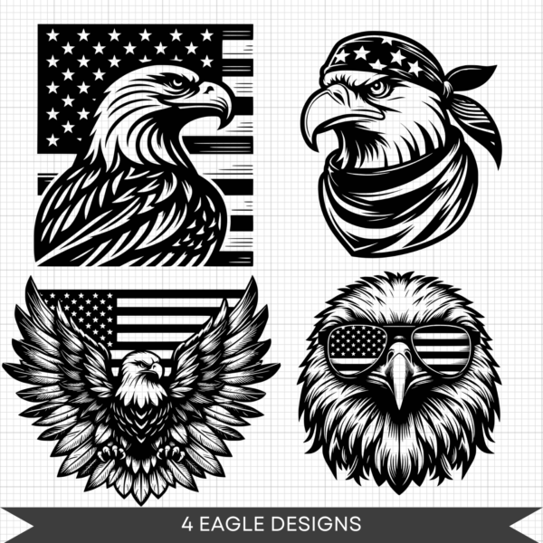 Patriotic Eagle Designs