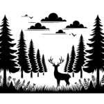 Pine Forest Deer