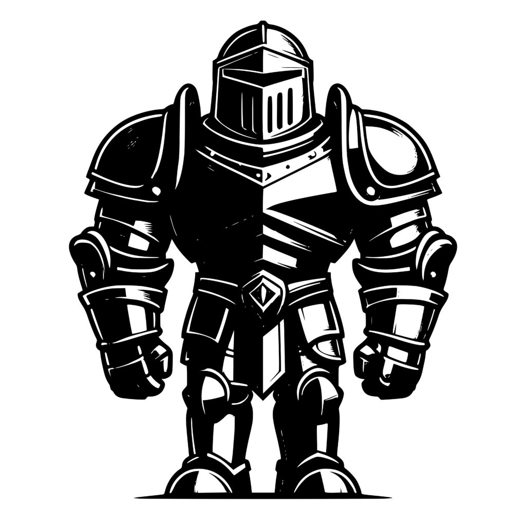 Knight’s Sturdy Armor Design - SVG, PNG, DXF for Cricut & More