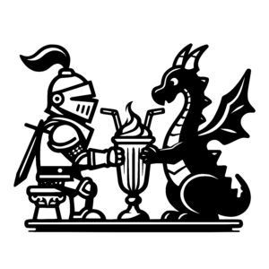 Knight and Dragon Friends