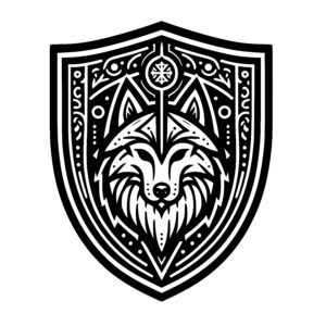 Starlit Wolf Shield