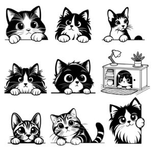 Peeking Cats Bundle