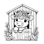 Blooming Barnyard Cow