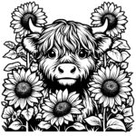 Sunflower Meadow Moo