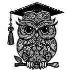 Scholarly Owl Perched