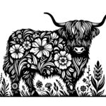 Blossom Highland Cow