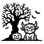 Highland Cow Halloween