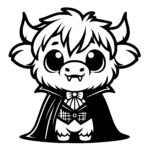 Fang-tastic Dracula Cow