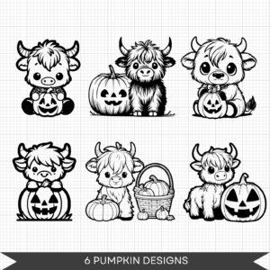 Halloween Highland Cows (3)