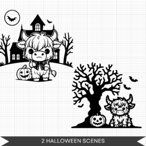 Halloween Highland Cows (5)