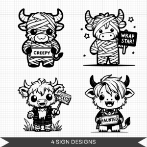 Halloween Highland Cows (6)
