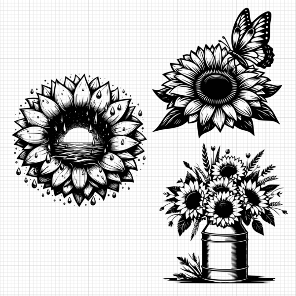 Sunflower SVG Bundle (5)