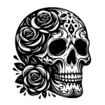 Skull Blossom Elegance