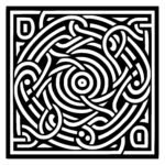 Curled Corner Maze