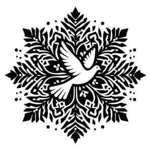 Serene Dove Snowflake