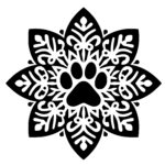 Frosty Paw Snowflake