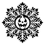 Winter Pumpkin Snowflake