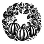 Autumn Pumpkin Wreath