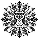 Blossoming Owl Snowflake