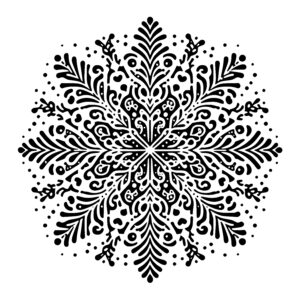 Snowflake Symphony Mandala