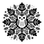 Majestic Owl Snowflake