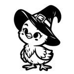 Chick in Witch Hat