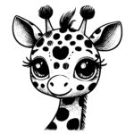 Giraffe with Spots