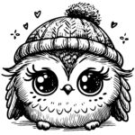 Cozy Heartfelt Owl