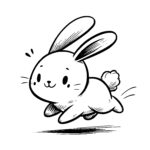 Joyful Hopping Bunny