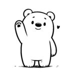 Cheerful Bear Hello