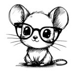 Glasses-wearing Mouse