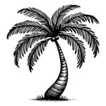 Curved Palm Tree