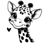 Giraffe’s Loving Look