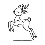 Elegant Deer Leap