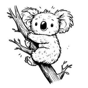 Koala’s Branch Hug