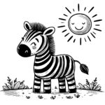 Sunny Zebra Bliss