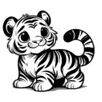 Playful Tiger Tot