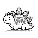 Patterned Spikey Dino