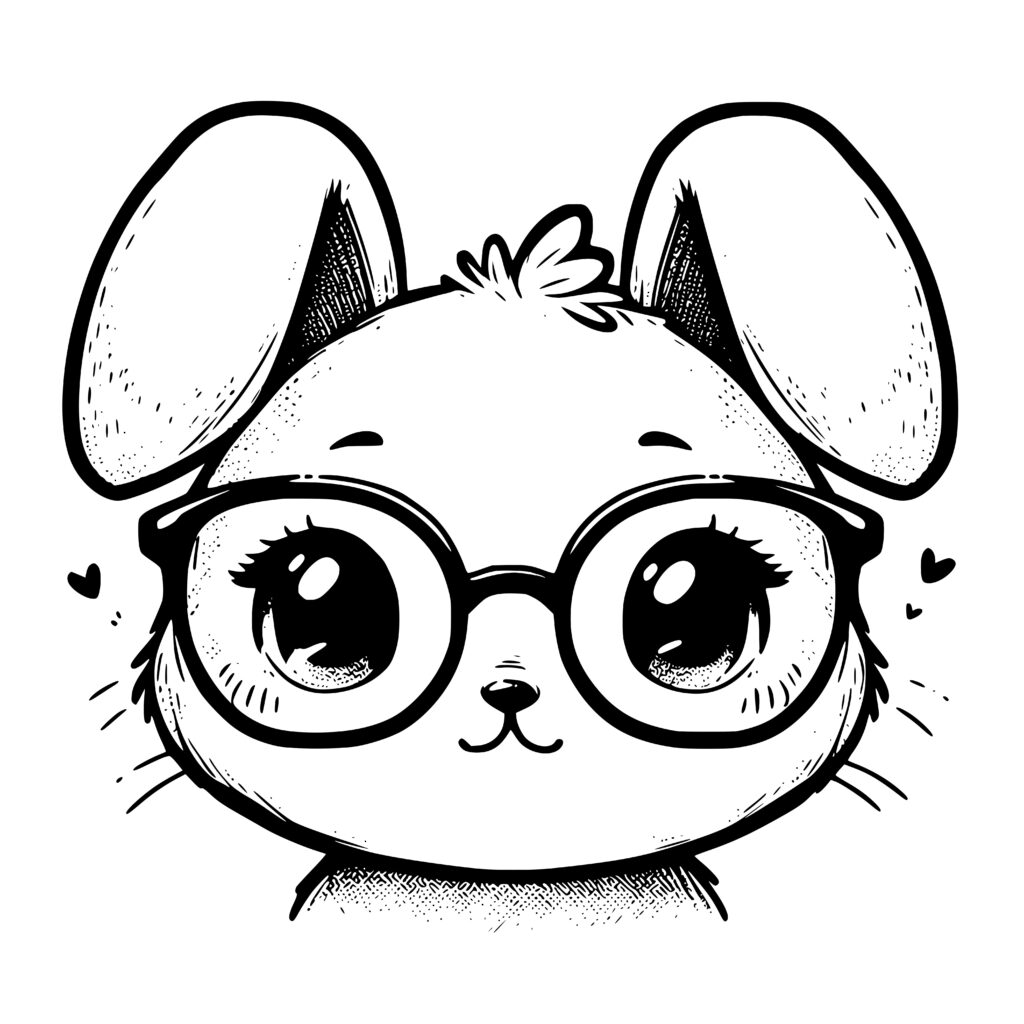 Whimsical Wonder Rabbit SVG, PNG, DXF Files for Crafting