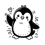 Loving Penguin Hello