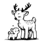 Antlered Family Love